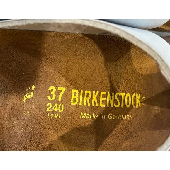 Birkenstock Light Blue T-Strap Women's Sandals Size 37 (240) - Picture 3 of 5